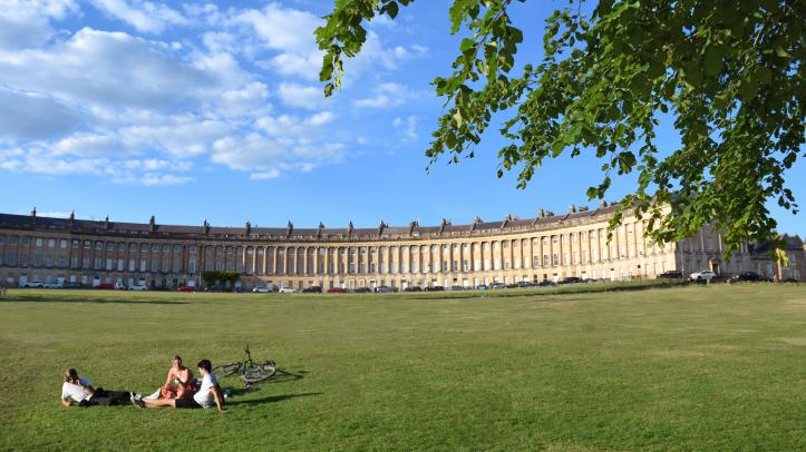 Royal Victoria Park Royal Crescent Lower Lawn Bath and North